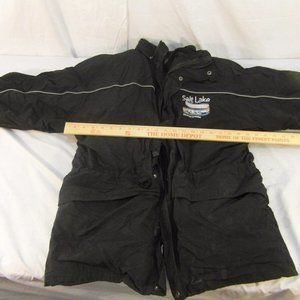 ADULT UNISEX UTAH LIFE ELEVATED BLACK 2 in 1 COATS FLEECE COAT OUTER COAT IG 197